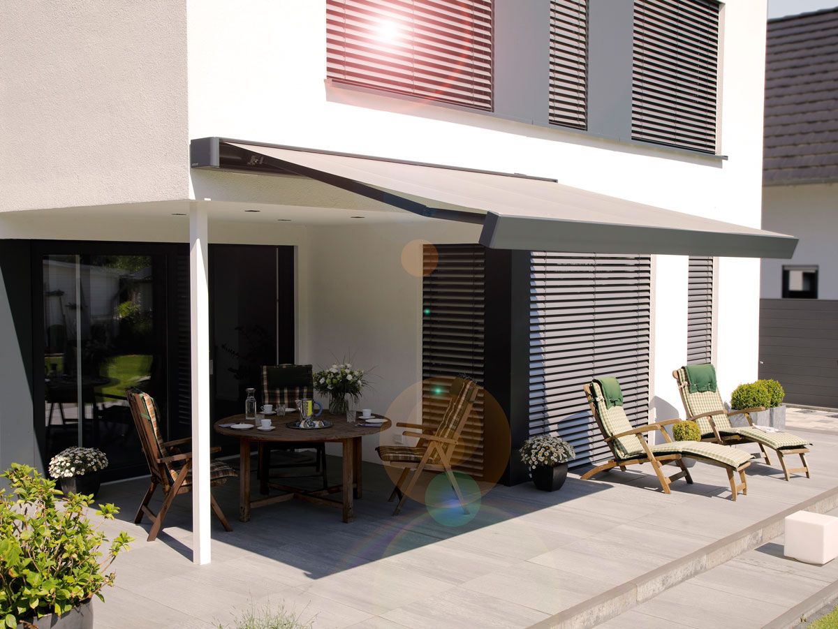 Markise Terrasse Sonnenschutz nach Maß Gebr. Wiedey
