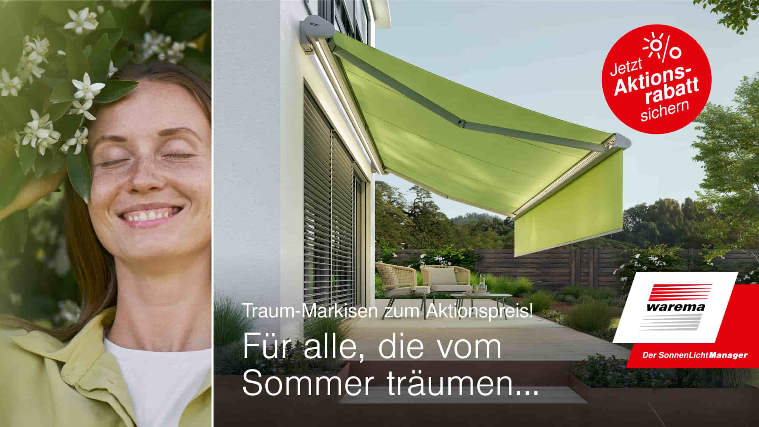 Markisen zum Aktionspreis